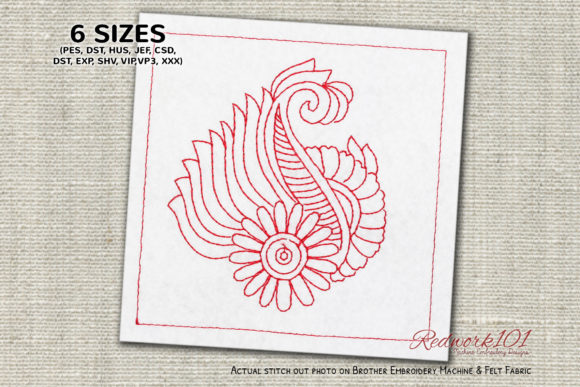 A Deep Dive into the Paisley Mehandi Embroidery Design