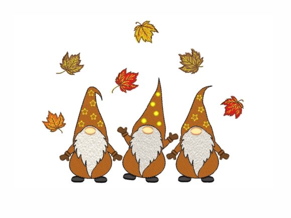 A Designer's Review: Crafting Gifts with the Autumn Gnomes Embroidery File