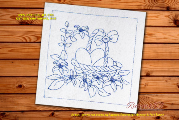 A Designer's Review: The Handled Easter Basket Embroidery Design