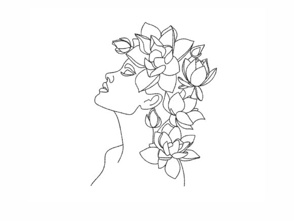 A Designer’s Review of Floral Woman for Branded Merchandise