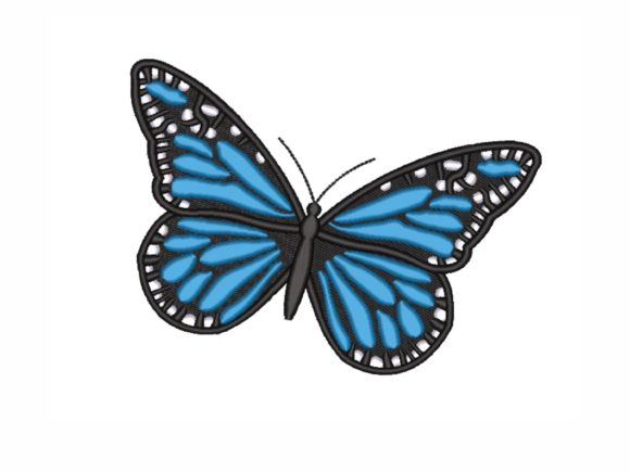 A Professional Review: The Blue Butterfly Embroidery Design