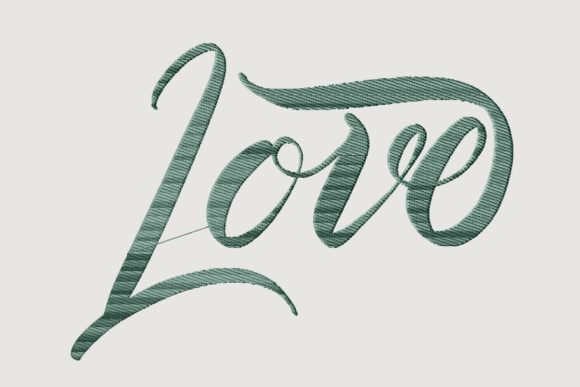 A Review of the Love Embroidery Design for Personalized Gifts