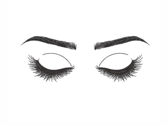 A Seasonal Designer's Review of the Eyelashes Embroidery Design