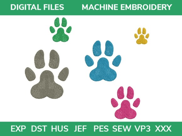A Seasonally Perfect Dog Paws Embroidery Design Review