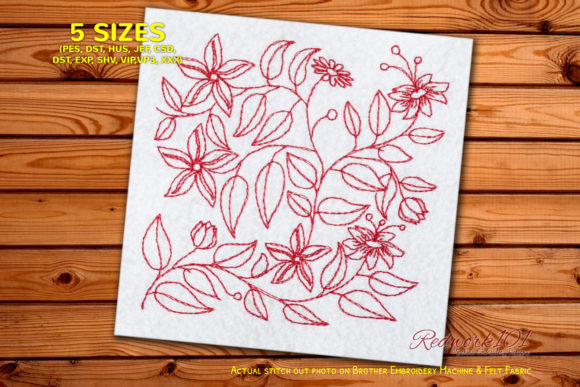 An Embroidery Designer Reviews Abstract Decorative Seamless Pattern