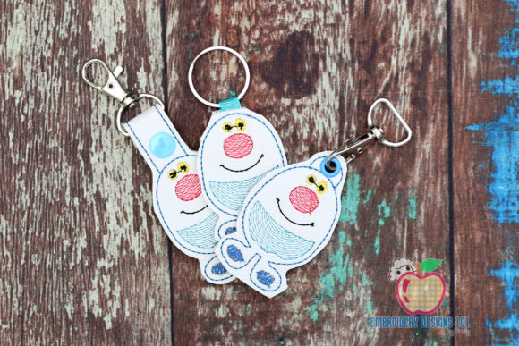 An Embroidery Designer's Review of the Easter Egg Snaptab Keyfob