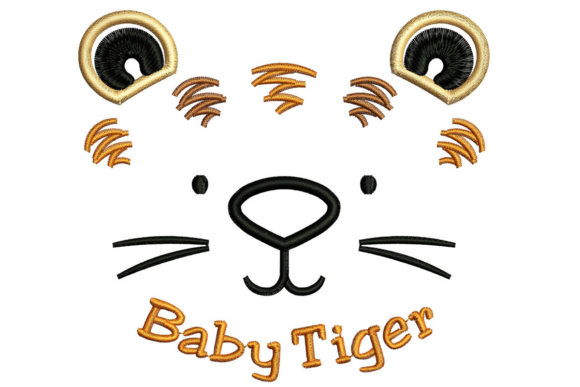 Evaluating Baby Tiger Face for Your Embroidery Product Line