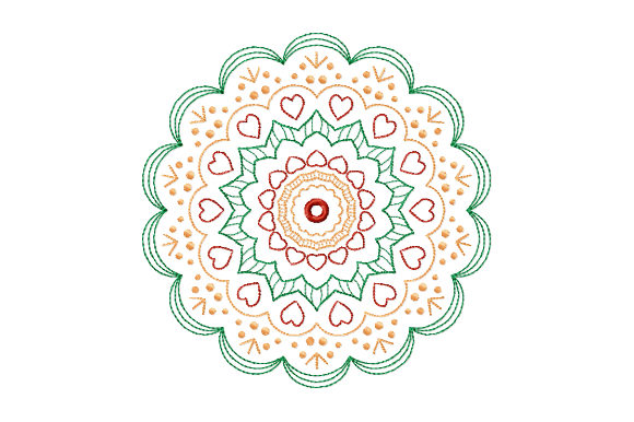 Evaluating Mandala with Hearts for Your Embroidery Business