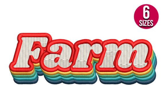 Farm: A Rustic Embroidery Design for Seasonal Comfort