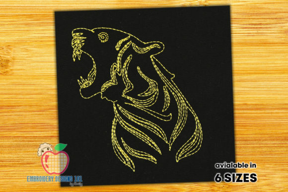 Is This Roaring Tiger Embroidery Design Worth Adding to Your Shop?