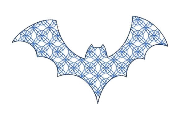 Japanese Sashiko Bat Embroidery for Business Branding