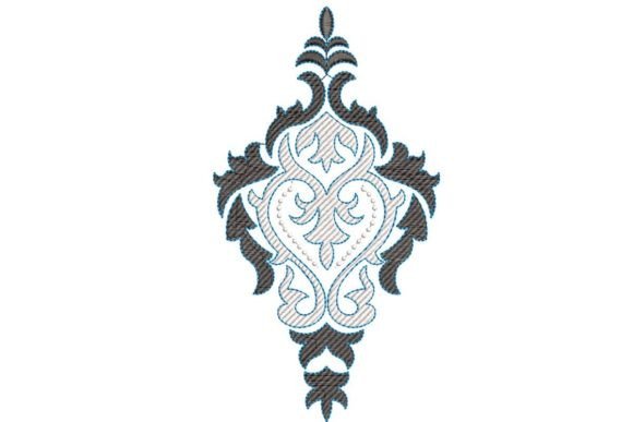 King Cushion Pillow Motif: A Royal Embroidery Design for Handmade Gifts
