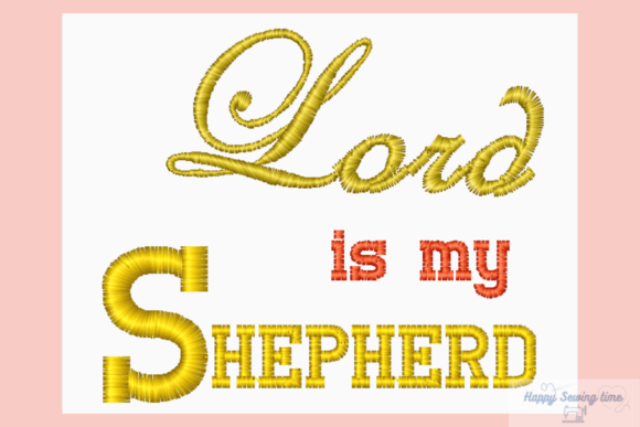 Reviewing 'Lord is My Shepherd' for Holiday Embroidery Projects