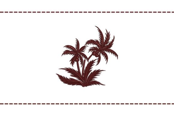 Reviewing the Coconut Tree Embroidery Design for Boutique Apparel