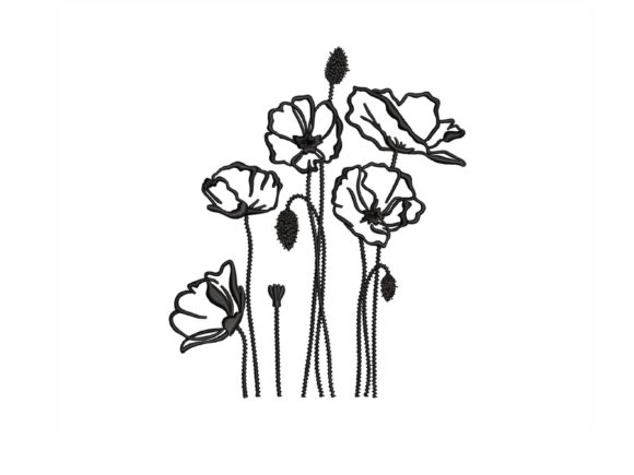 Reviewing the Poppies Embroidery Design for Craft Fair Success